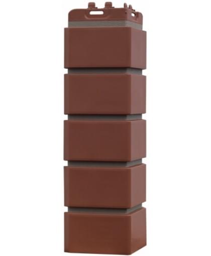 Угол наружный Grand Line Кирпич Клинкерный Design Plus Корица (Махагон)  